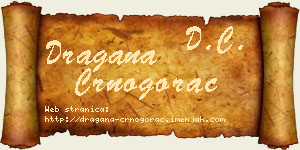 Dragana Crnogorac vizit kartica